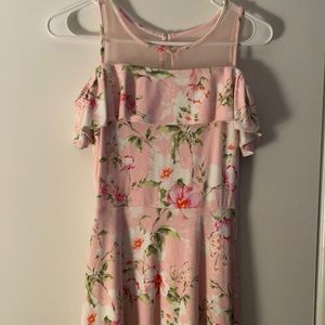 Children’s Place pink floral dress size 10 to 14